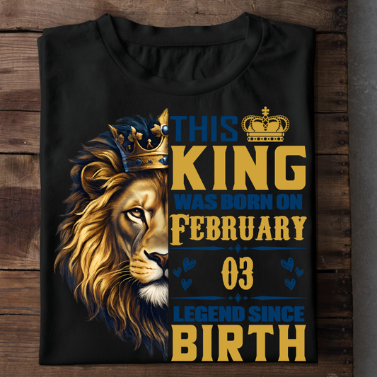 002-02-Birthday This King – February 03