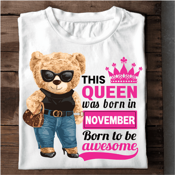 069 - NOVEMBER BORN TO BE AWESOME