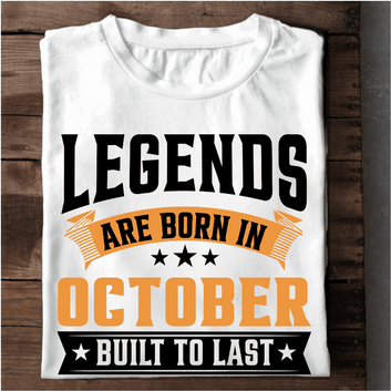 041 - LEGENDS ARE BORN IN OCTOBER